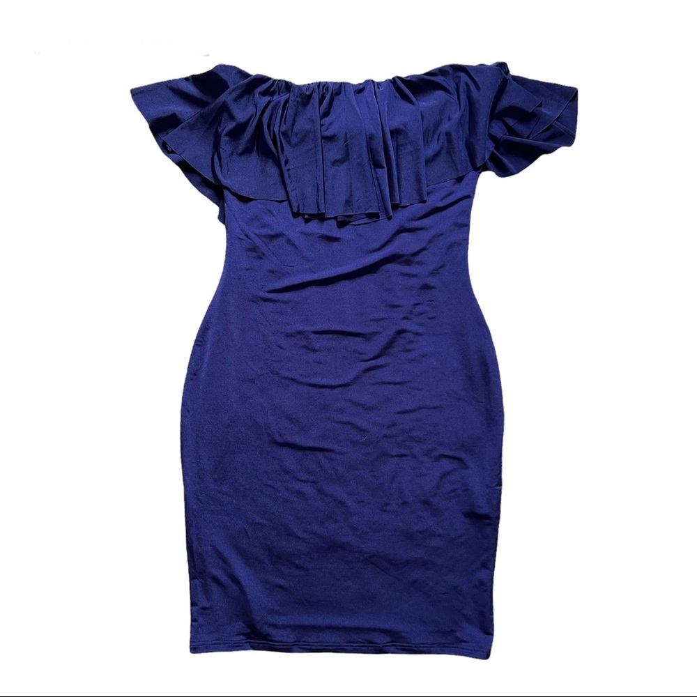 Nwot Milena navy tube dress size S